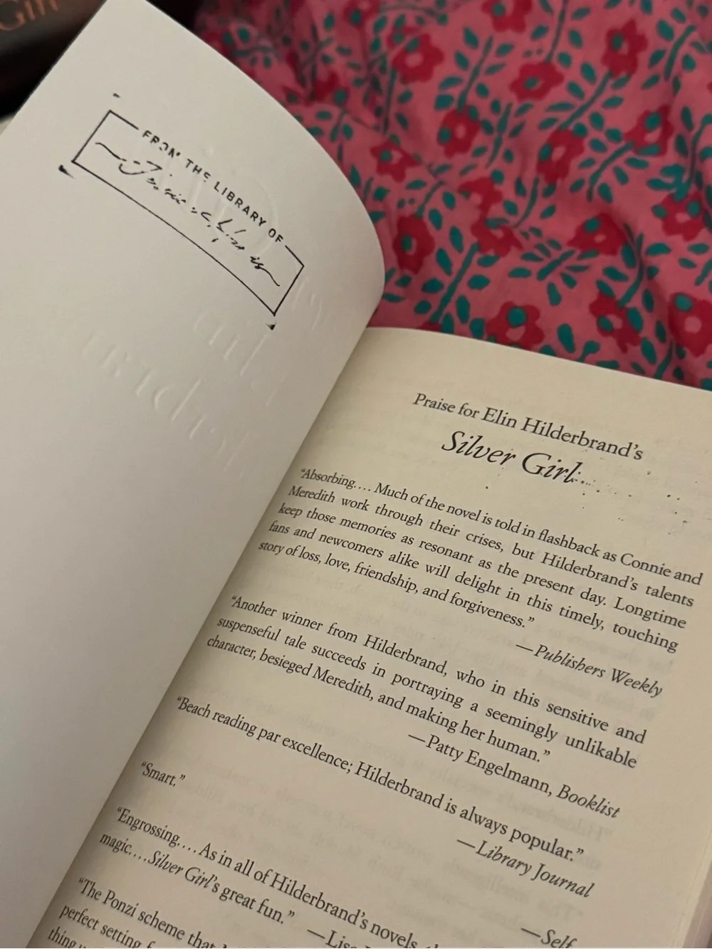 Elin Hilderbrand - Silver Girl - Paperback - *Like New - ISBN 9780316099677